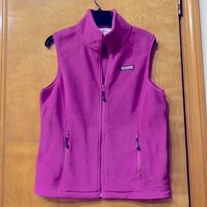 Vineyard Vines Pink Fleece Vest, like new, perfect for Spring! So comfy!